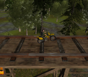 Hra - Bike tricks railroad racer